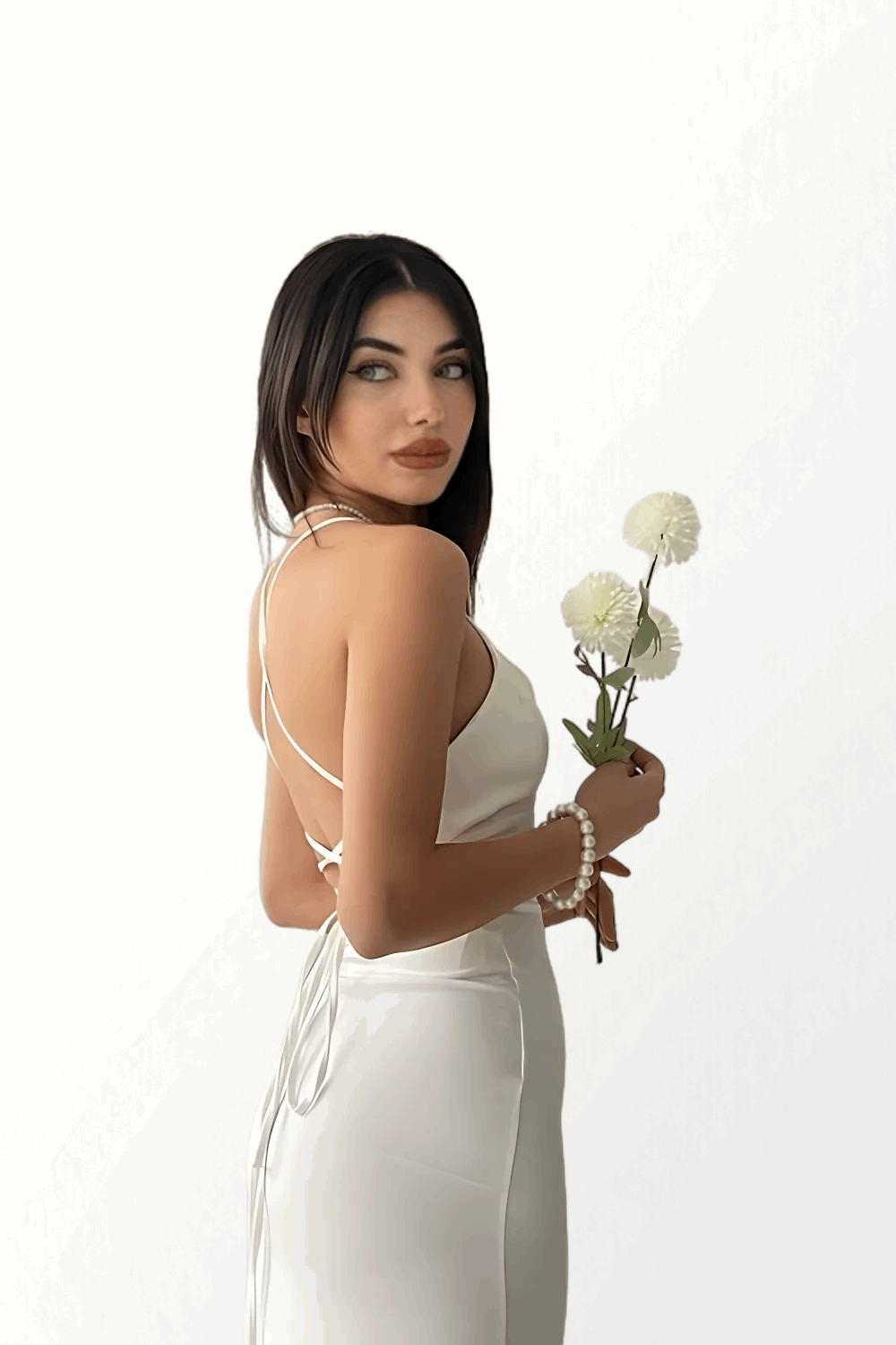 BACKSTRAPDRESS WITH SLIT