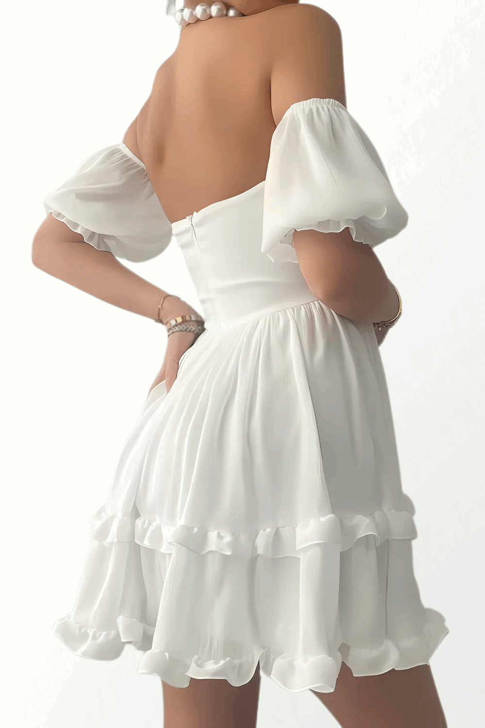 SHORT OFF SHOULDER DRESS